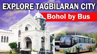 EXPLORE BOHOL |  TAGBILARAN CITY STREET VIEW from the Windows of a TOUR BUS | Philippines Asia