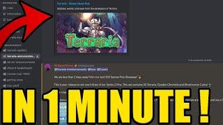 HOW to JOIN TERRARIA DISCORD SERVER PC & MOBILE