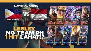 LESLEY NG TEAM PH 1 HIT LAHAT SA LATE GAME | National Arena