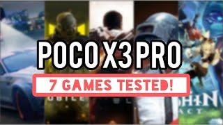 Poco X3 Pro Gaming | Snapdragon 860 | FPS Test - 7 Games Tested!