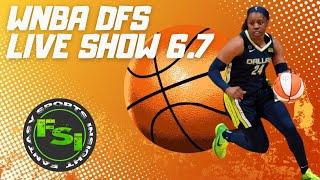 WNBA DFS Preview - Draftkings & Fanduel Picks - 6/7/24