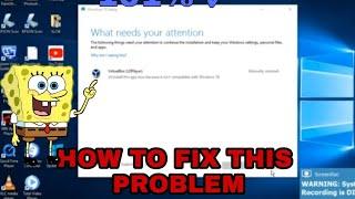 HOW TO FIX THIS PROBLEM WHAT NEEDS YOUR ATTENTION  FIXED THIS PROBLEM