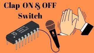 How to Make Sound Clap Switch lights on & off Control Light & Fan With Clap Using CD4017 ic