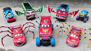 Upgrade RC Lightning McQueen Laba-laba, Monster Bus Tayo Oleng, Kereta Api Thomas and Friends