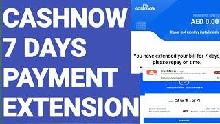 How to Apply  Cashnow 7 days payment Extension choyskie tv