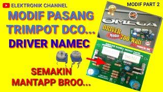 cara pasang trimpot set dco pada driver power amplifier namec 700 watt | part 2