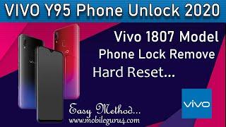 Vivo Y95 Pattern Unlock, Phone Unlock | Vivo 1807 Lock remove, Hard Reset