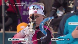 Biathlon WC Le Grand Bornand 21.12.2019 - Women's 10 km Pursuit (German)