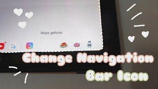 how to change navigation bar icon on samsung devices | good lock