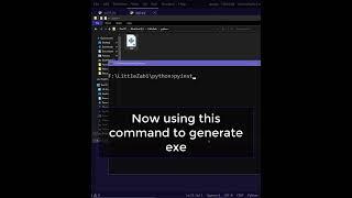 .py to .exe #shorts