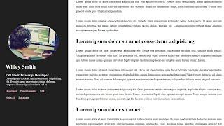 Fixed Side Bar Blog Website Design Layout Using HTML CSS | Fixed Sidebar While Scrolling #fixed