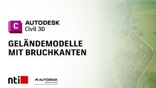 Geländemodelle mit Bruchkanten erstellen - Autodesk® AutoCAD® Civil 3D® - CADsys