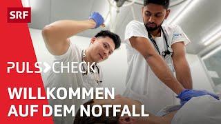 Einen Tag in der Notaufnahme: Wie stressig ist die Notfallstation wirklich? | Puls Check | SRF