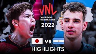 LEGENDARY MATCH | JAPAN vs ARGENTINA | Men's VNL 2022