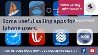 My favourite sailing apps for iphone