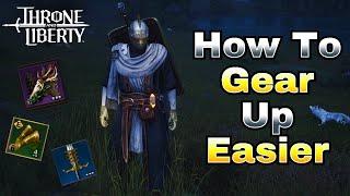 Beginners Guide For ALL Ways To Get Gear in in Throne and Liberty