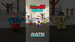 NEW JJS UPDATE ADJUSTMENTS! #jujutsushenanigans #roblox #foryou #shenanigans #jjk #jjs #anime #gojo