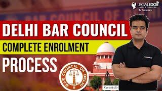 How to enroll yourself in Delhi Bar Council | Delhi Bar Council 2023 | Delhi Bar Council Admission