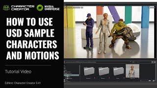 CC Omniverse Connector Tutorial - How to Use USD Sample Characters and Motions