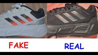 Adidas Questar running real vs fake. How to spot fake Adidas Questar sneakers