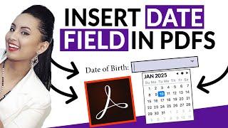 How to Insert a Date Calendar Field in PDF Using Adobe Acrobat Pro DC [Step by Step Tutorial]
