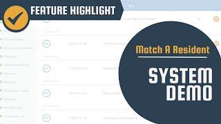 Match A Resident Customized Residency Lists - System Demo 2020