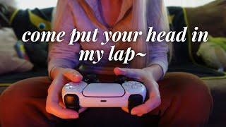 Falling Asleep on Your Gamer Girlfriend  𝘼𝙪𝙙𝙞𝙤 𝙍𝙤𝙡𝙚𝙥𝙡𝙖𝙮 [Comfort] [Fluff] [Controller Sounds]