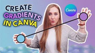 How to Create Stunning Designs with Canva Gradients | Easy Canva Gradient Text Effect