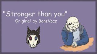 Stronger than you - Undertale | Русский ковер "Я сильнее чем ты" (Перезалив)