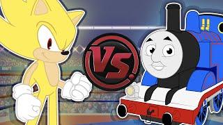SONIC vs THOMAS THE TANK ENGINE! (Thomas & Friends vs Sonic The Hedgehog Rap) | CARTOON RAP ATTACK