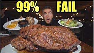 "I'VE NEVER SEEN IT BEATEN" GIANT 72oz STEAK CHALLENGE (Over 150 Fails) | Joel Hansen