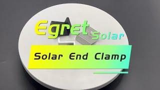 EgretSolar Aluminum Solar Panel End Clamps For Pv Mounting System