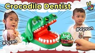 Crocodile Dentist Challenge | Kids Have Fun Learning the Teeth Types