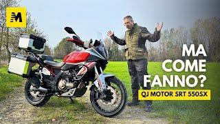 QJ Motor SRT550SX, il nostro TEST della adventure economica ma super completa