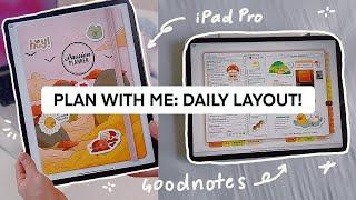Plan My Day On My iPad | Digital Planning in Goodnotes