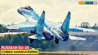 Crazy Russian PILOTS - Awesome Rusian SU-35 Fighter Jet Maneuvers: COBRA MANEUVER