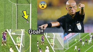 Goal confirmed , Barcelona ball crossed the line Vs Real Madrid, FIFA referee president petition