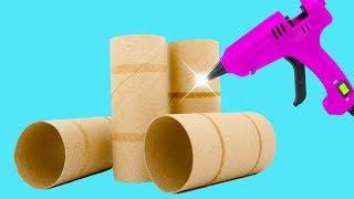 3 EASY GIFT IDEAS with cardboard tubes  - Ecobrisa DIY