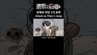 Attack on Titan 1 recap!! #animation