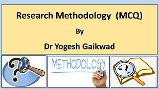 Research Methodology MCQ with Answer l Research Methodology MCQ for Preparation l MCQ l RM