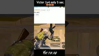 Victor 1V4 Impossible Clutch In Pubg  | Pubg 1V4 Clutch | #shorts #pubg #viralshorts #pubg1v4
