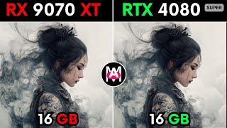 RX 9070 XT VS RTX 4080 SUPER TEST IN 20 GAMES 1080P - 2K - 4K