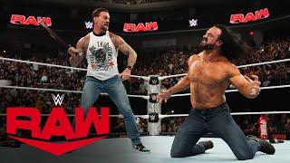 CM Punk whips Drew McIntyre with his own belt in surprise brawl: Raw highlights, Aug. 12, 2024