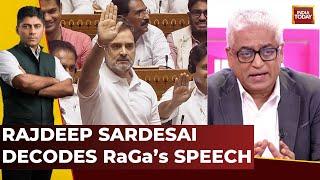 Rajdeep Sardesai Decodes Rahul Gandhi's 'Hindus Violent' Speech In Parliament On Newstrack