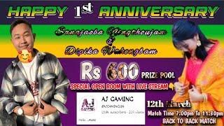 12TH MARCH SPECIAL OPEN ROOM FOR AJ GAMING  #bgmi #mobilegame #live #livestream