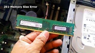 2E1- Memory Size Error [HP]