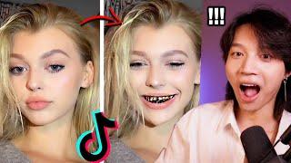 I Look Really Hot Until I Smile Tik Tok Challenge (CRAZY)