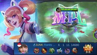 MVP Gameplay Wanwan New MPL Skin Auto Barbar - Mobile Legends