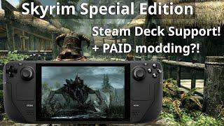 Skyrim Special Edition adds Steam Deck support…and paid modding