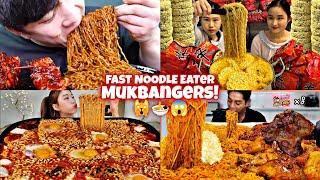 FAST NOODLE EATER MUKBANGERS!